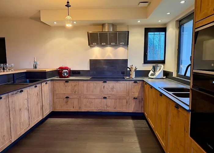 Le Repere Des Generations-15 Pers-sauna-piscine-spa- Terrain Boulles Chalet Champdray