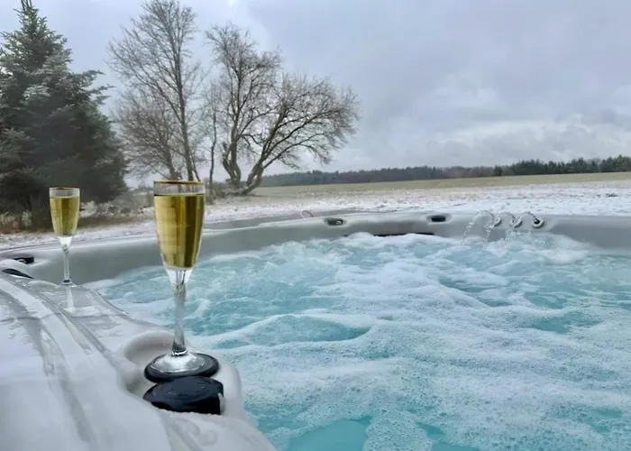 Le Repere Des Generations-15 Pers-sauna-piscine-spa- Terrain Boulles Chalet Champdray